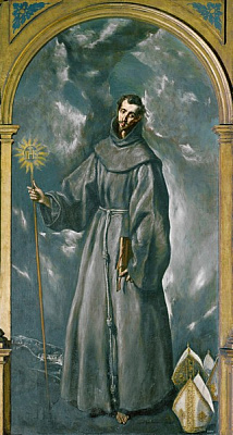 Картина Св.Бернард - Эль Греко 