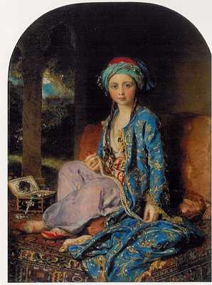 Картина Турецька принцеса - Дитячі старовинні 