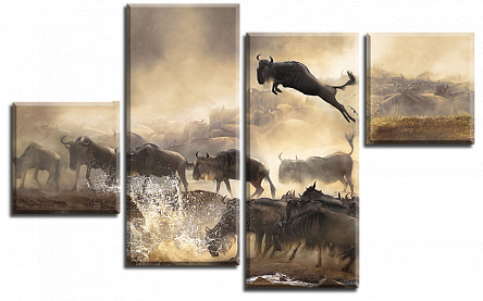 На переправе