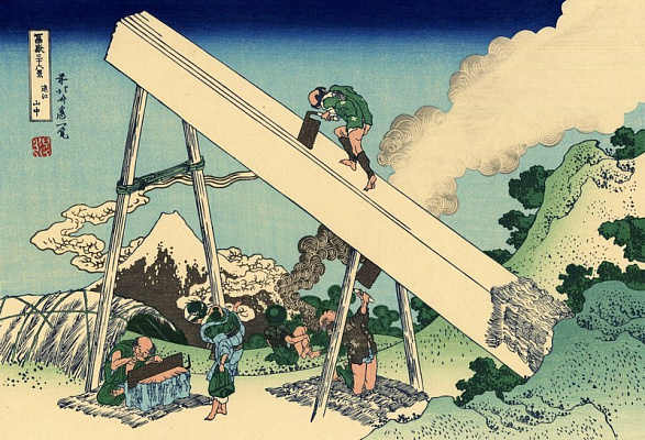 Картина В горах провинции Тотоми - Японская живопись 