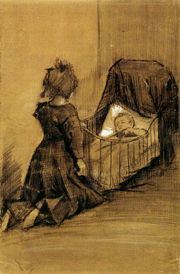 Картина Ван Гог Винсент17 - Картины карандашом 