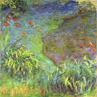 Картина Лилии у воды - Моне Клод 