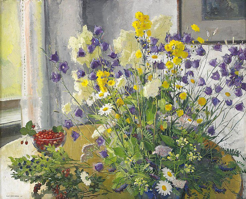 Картина Полевые цветы - Картины на кухню 