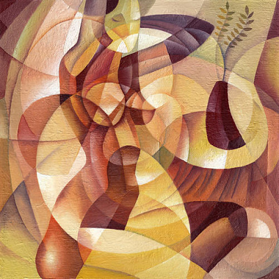 Картина Дівчина в стилі кубізму - Іванов Євген 