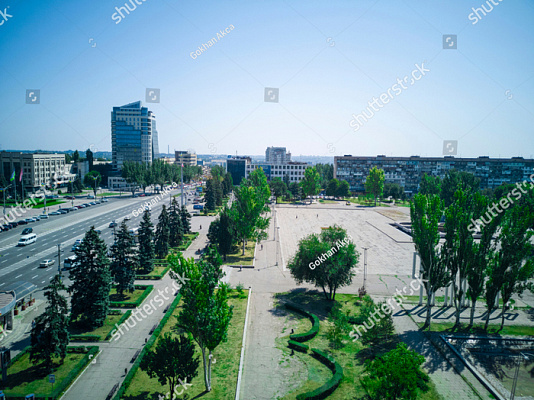 Картина Фестивальная площадь, Запорожье - Город 