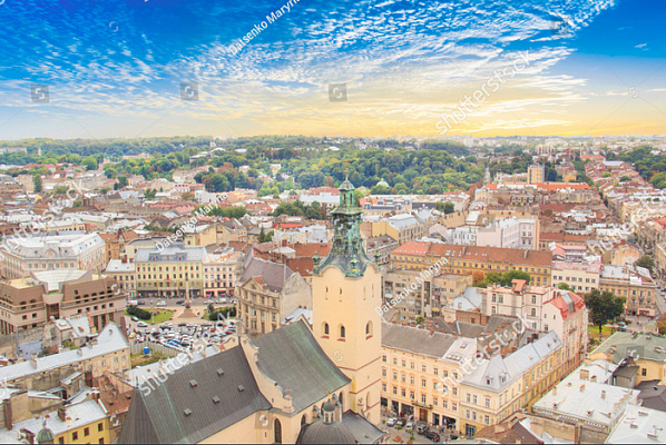 Картина Панорама міста 2, Львів - Місто 