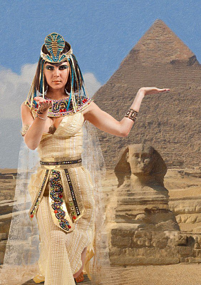 Картина Египетская красавица - Женские старинные 