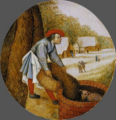 Картина Фламандські прислів'я 11 - Брейгель Пітер Молодший 