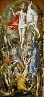 Картина Воскресіння Христове (Мадрид, Прадо) - Ель Греко 