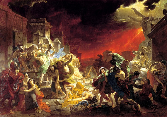 Картина останній день Помпеї - Брюллов Карл 