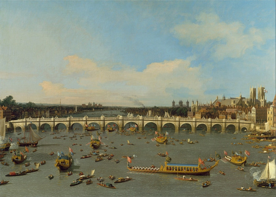 Картина Вестминстерский мост - Каналетто 