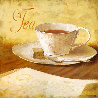 Картина Чашка чая - Картины для кафе 