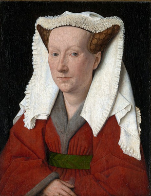 Картина Портрет Маргарет, жены художника - Ван Эйк Ян 