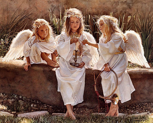 Картина Три ангели - Дитячі фентезі 