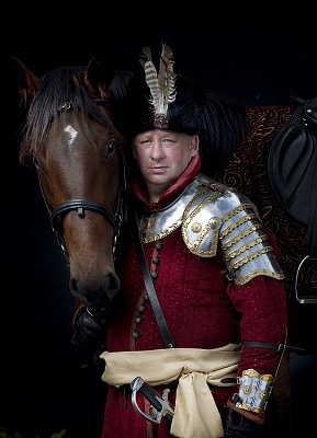 Картина Рыцарь с конем 3 - Военные 