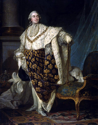Картина Людовик XVI - Мужские старинные 