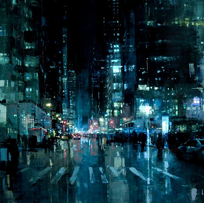Картина Ночной Манхэттен - Манн Джереми 