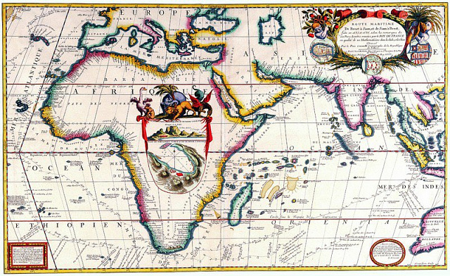 Картина Карта Африки 3 - Карти на стіну 