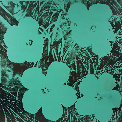 Картина Десятифутовые цветы - Уорхол Энди 