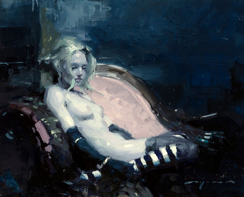 Картина Этюд в бледном сиянии - Манн Джереми 