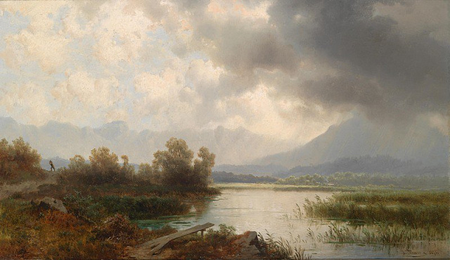 Картина Річкова заплава - Тома Йозеф 