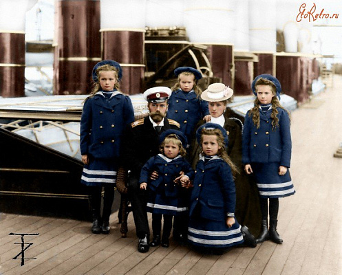 Картина Сім'я моряка - Сімейні старовинні 
