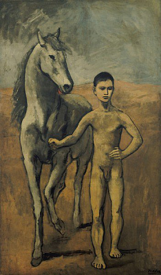 Картина Мальчик, ведущий лошадь - Пикассо Пабло 