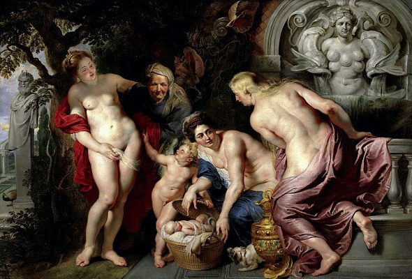 Картина Знаходження немовляти Еріктонія - Рубенс Пітер Пауль 