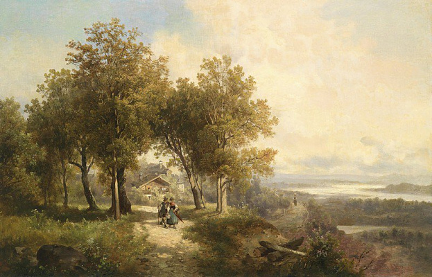 Картина Сільський пейзаж - Тома Йозеф 