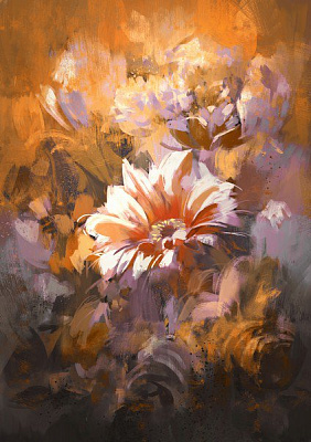 Картина Цветок гибискуса - Луатонг Тити 