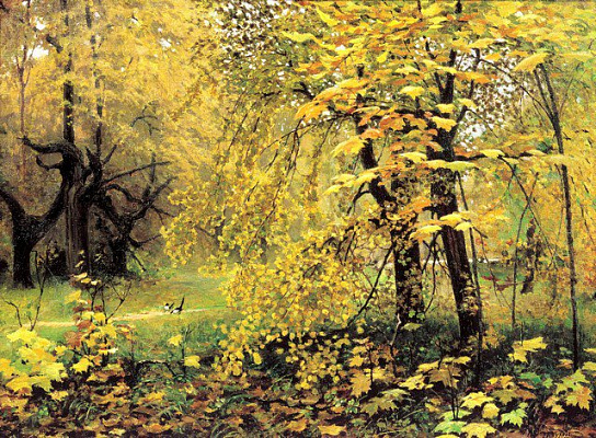 Картина Золотая Осень - Остроухов Илья 