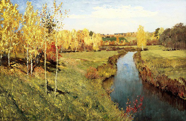 Картина Золота осінь - Левітан Ісаак 