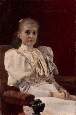 Картина Портрет девушки - Климт Густав 