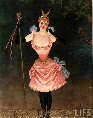 Картина Танцовщица Кан-Кана - Беро Жан 