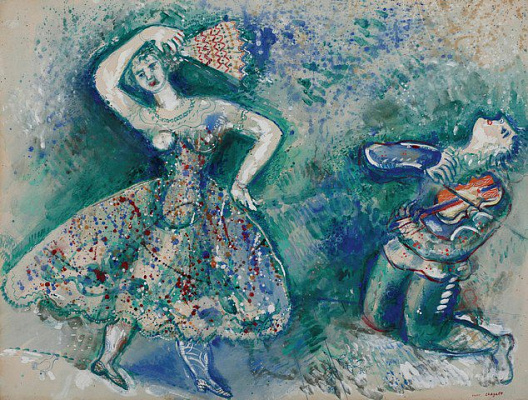 Картина Танец - Шагал Марк 