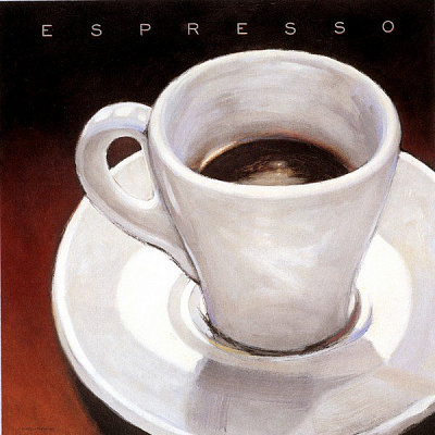 Картина Чашка эспрессо - Картины для кафе 