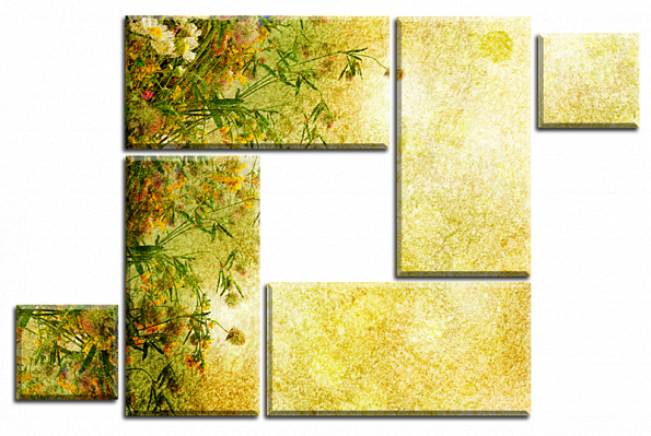 Картина Польовий квітник - Інші модульні картини 