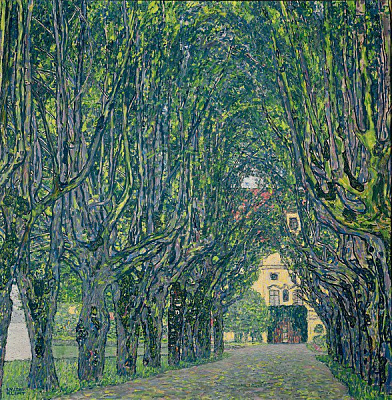 Картина Алея у парку палацу Каммер - Клімт Густав 