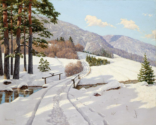 Картина Зимовий пейзаж - Безсонов Борис 