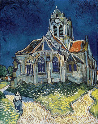 Картина Церковь в Овере - Ван Гог Винсент 