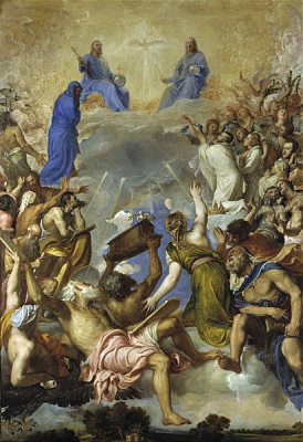 Картина Божественная слава - Вечеллио Тициан 