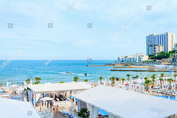 Картина Вид на море та пляж, Одеса - Місто 