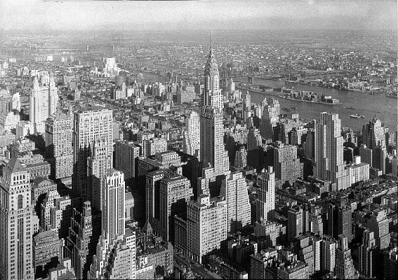 Картина Ретро Нью Йорк - Черно-белое 