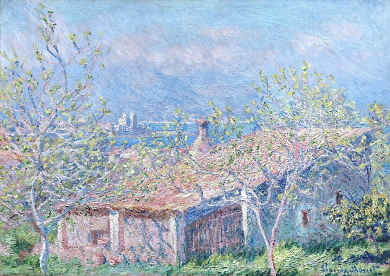 Картина Будиночок садівника в Антібі - Моне Клод 