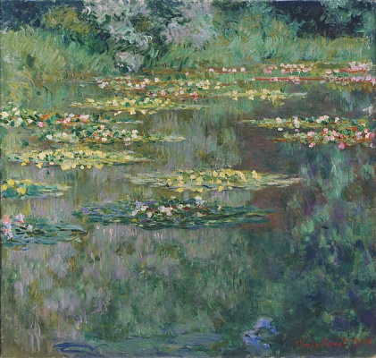 Картина Водяные лилии - Моне Клод 