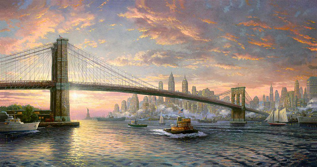 Картина Дух Нью-Йорка - Кінкейд Томас 