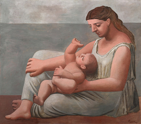 Картина Мать и ребенок - Пикассо Пабло 