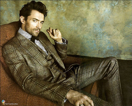 В клетчатом пиджаке