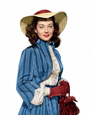 Картина Мадемуазель із сумочкою - Жіночі старовинні 