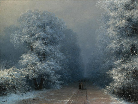 Картина Зимовий пейзаж - Айвазовський Іван 